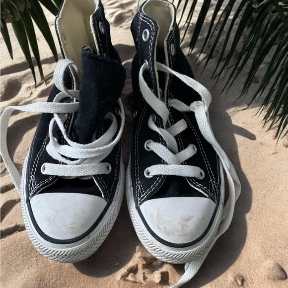 Converse All Star Kids High-Top Sneakers Black & White (Unisex) - Picture 1 of 3